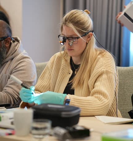 Dental group training discussion